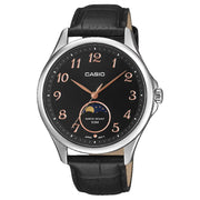 Casio Classic MTP-M110L-1A Analog (New Model) Moon Phase Brown Dial Leather Strap Men's Watch