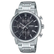 Casio Enticer MTP-E510D-1A1VDF Chronograph Analog Black Dial Stainless Steel Men's Watch