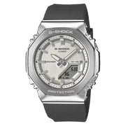 Casio G Shock GM-5600M-1PR silver digital watch 43.2mm metal covered case