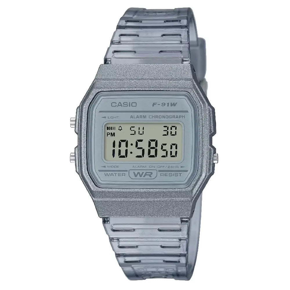 Casio Vintage Digital F-91WS-8 Gray Dial Resin Strap Unisex Watch