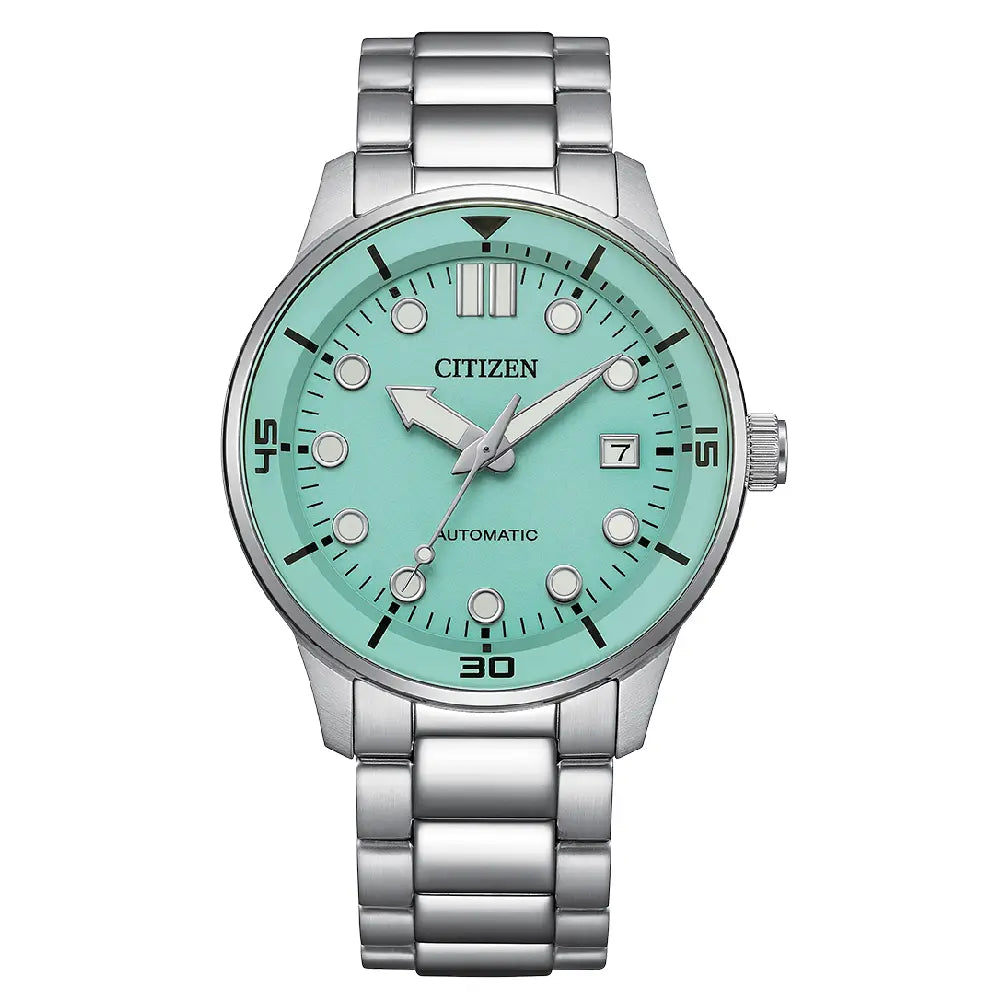 Citizen NJ0191-83M Automatic Light Blue Dial 40mm Stainless Steel Men's Watch