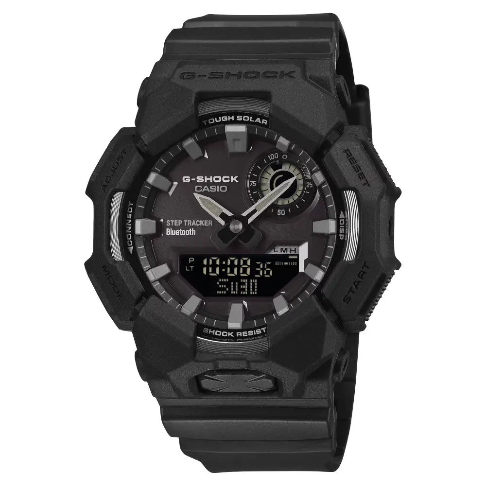 Casio G-Shock "Solar Step Tracker" GA-B010-1A1DR Black Dial 49.3mm Bio-Based Resin Strap Men's Watch