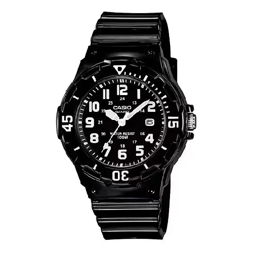 Casio Youth Analog LRW-200H-1BVDF Black Dial Resin Strap Women's Watch