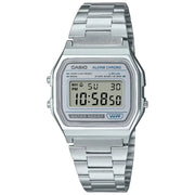 Casio Vintage Digital 33.2mm A158WEA-7D Silver Dial Stainless Steel Unisex Watch