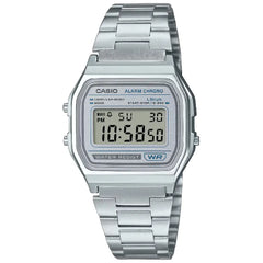 Casio Vintage Digital 33.2mm A158WEA-7D Silver Dial Stainless Steel Unisex Watch
