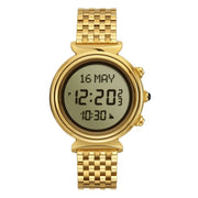 Al Fajr Classic Lady WF-14S Digital Dial Stainless Steel Women's Watch