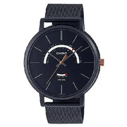 Casio Collection Analog MTP-B105MB-1AVDF Black Dial Stainless Steel Men's Watch