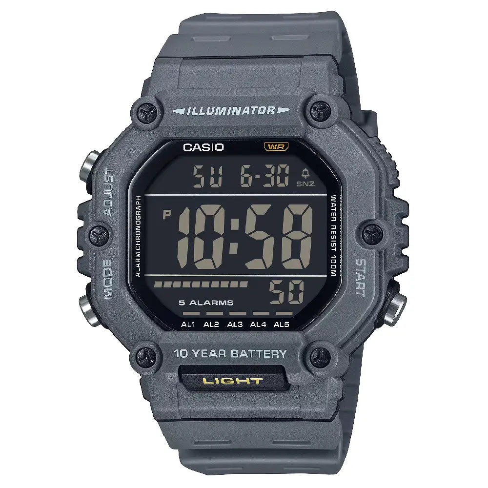 Casio Digital Heavy-Duty AE-1600H-8BVDF Black Dial Resin Strap Men's Watch