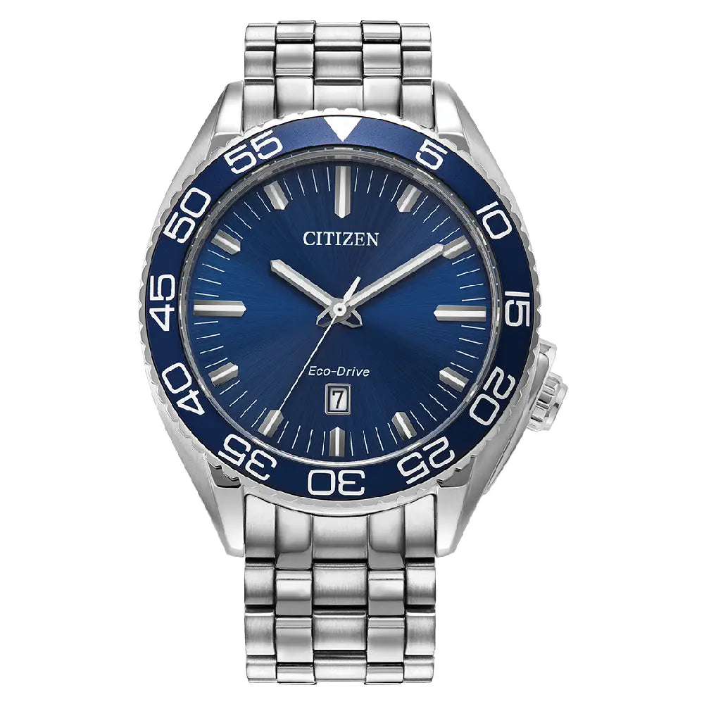 Citizen Eco-Drive AW1525-81L Analog Blue Dial 42mm Stainless Steel Men's Watch
