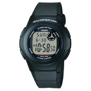 Casio Vintage Digital F-200W-1ADF Black Dial Resin strap Unisex Watch