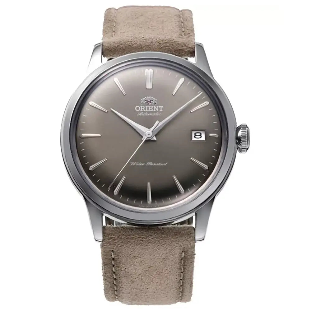 Orient Classic Bambino 38 RA-AC0M13N30B Grey Dial 38.4mm Leather Strap Men's Watch