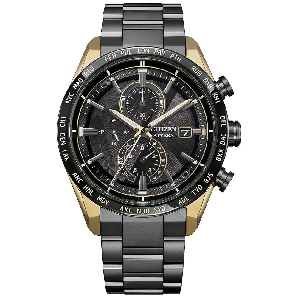 Citizen Eco-Drive Radio-Controlled World Time AT8384-58E Men's Watch