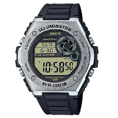 Casio Digital MWD-100H-9AVDF Black Display Dial Resin Strap Men's Watch