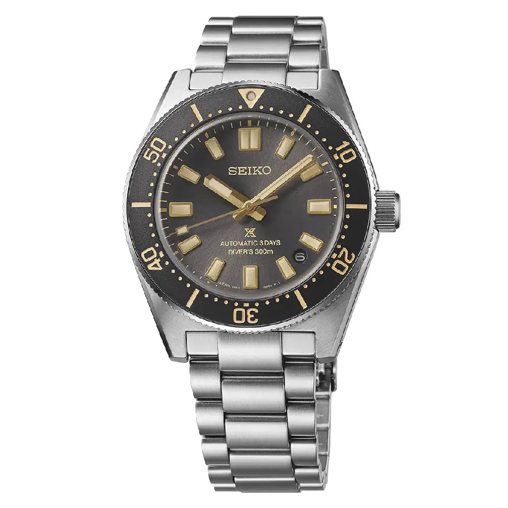 Seiko Prospex SPB455J1 1965 Revival Automatic Diver Special Edition "100th Anniversary" Tide Grey Dial 40mm Stainless Steel Men's Watch