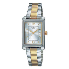 Casio Enticer Ladies Analog LTP-1234PSG-7AEF Silver Dial Stainless Steel Women's Watch