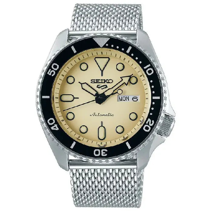 Seiko 5 Sports SRPD67K1 "Sand" Suits Style Men's Watch
