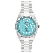 West End Automatic Analog The Classics 6828.10.3377N Turquoise Dial 37mm Stainless Steel Unisex Watch