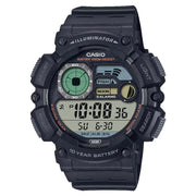 Casio Sports Digital WS-1500H-1AVDF Black Display Dial Resin Strap Men's Watch