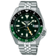 Seiko 5 Sports GMT SBSC019 SSK035 Sprite green dial 42.5mm stainless steel