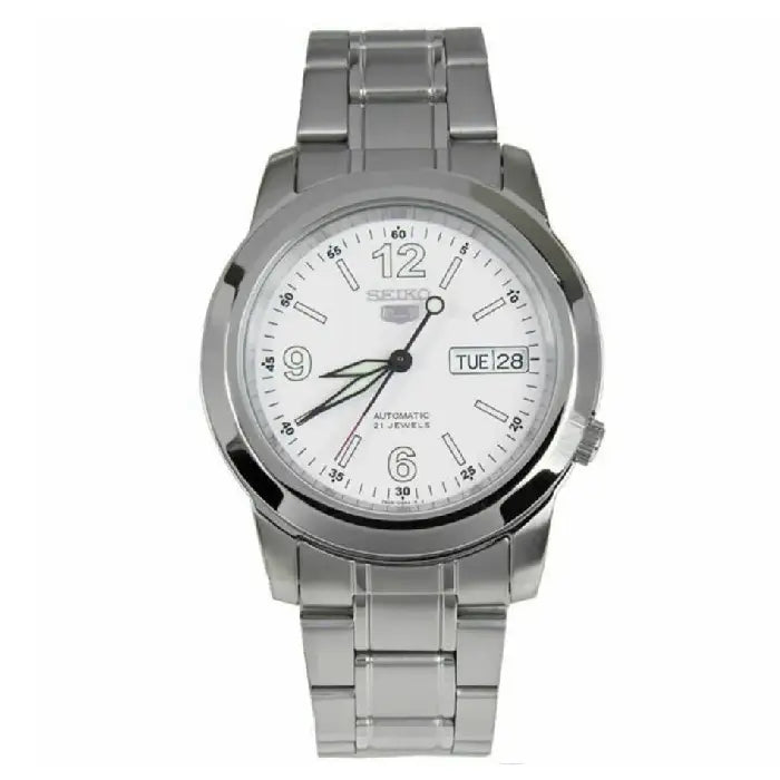 Seiko 5 SNKE57J1 Automatic 21 Jewels White Dial Stainless Steel Men's Watch