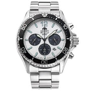Orient Sports Mako Solar Chrono Panda RA-TX0203S men's watch front view