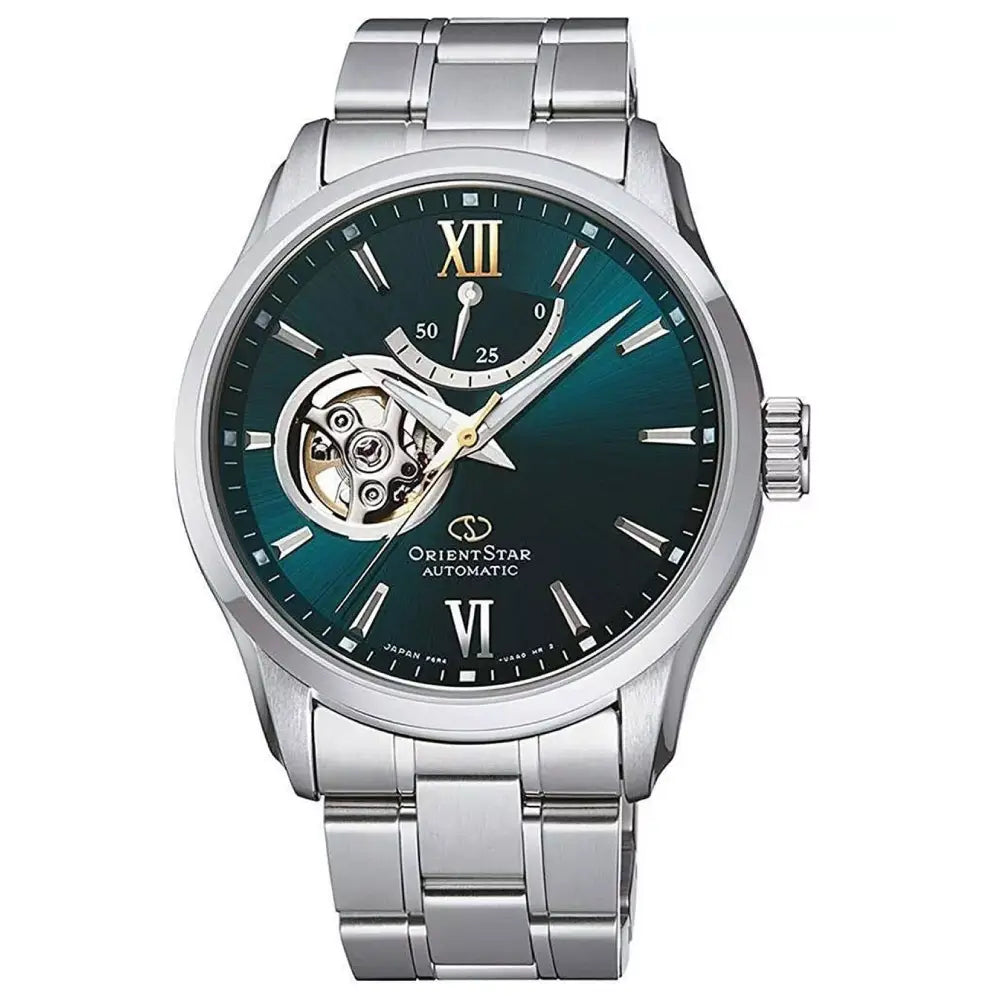 Orient Star RE-AT0002 Contemporary Automatic Green Dial Stainless Steel Men's Watch
