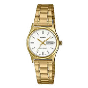 Casio Standard Analog LTP-V006G-7BUDF White Dial Stainless Steel Women's Watch