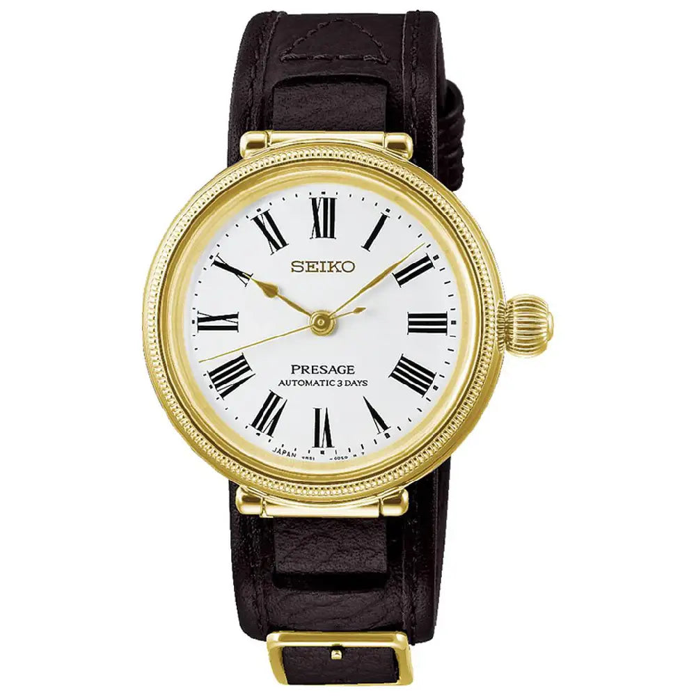 Seiko Presage SARX136 SPB538J1 white enamel dial watch
