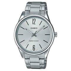 Casio Enticer MTP-V005D-7BUDF Classic Analog Silver Dial Stainless Steel Men's Watch