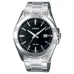 Casio Collection Analog MTP-1308D-1A2UDF Black Dial Stainless Steel Men's Watch