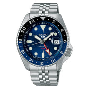 Seiko 5 Sports SBSC003 Automatic GMT Blueberry Batman blue dial 42.5mm stainless steel men’s watch