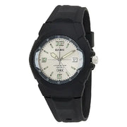 Casio Standard Analog MW-600F-7AVDF Silver Dial 41.5mm Resin Strap Men's Watch