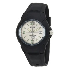 Casio Standard Analog MW-600F-7AVDF Silver Dial 41.5mm Resin Strap Men's Watch