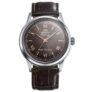 Orient RA-BB0004Y Classic Bambino automatic men’s watch with brown dial and leather strap