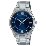 Casio Enticer MTP-V005D-2B5UDF Classic Analog Blue Dial Stainless Steel Men's Watch