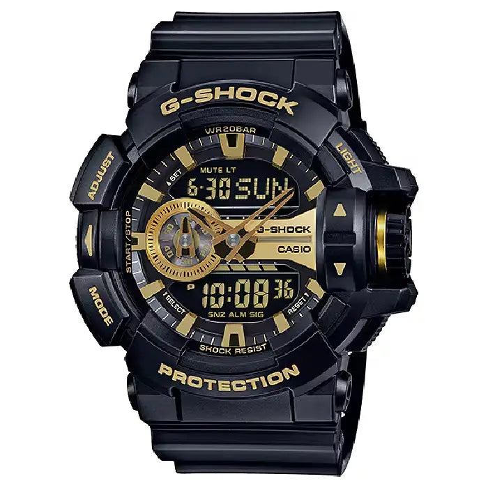 Casio G-Shock GA-400GB-1A9 "Golden Rotary" Men's Watch