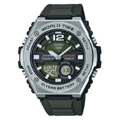 Casio Analog-Digital MWQ-100-3AVDF Black Dial Resin Strap Men's Watch