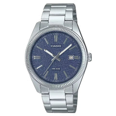 Casio Collection MTP-1302DA-2A1VDF Analog Blue Dial Stainless Steel Men's Watch