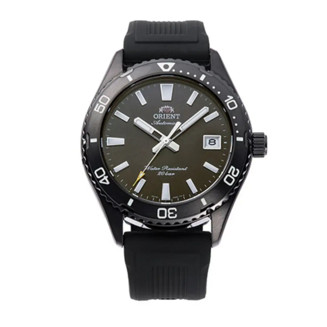 Orient Sports Automatic RA-AC0Q10N30B Mako 40 Grey Dial Silicone Men's Watch