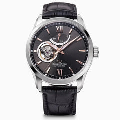 Orient Star RE-AT0007N Automatic Open Heart Black Dial 39.3mm Stainless Steel Men's Watch