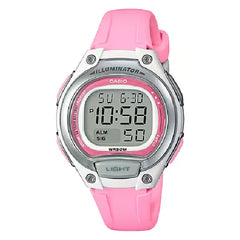 Casio Standard Digital Multi-Function LW-203-4AVDF Pink Digital Dial Resin Strap Women's Watch
