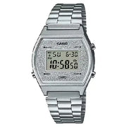 Casio Vintage Digital B640WDG-7DF Silver Dial Stainless Steel Unisex Watch