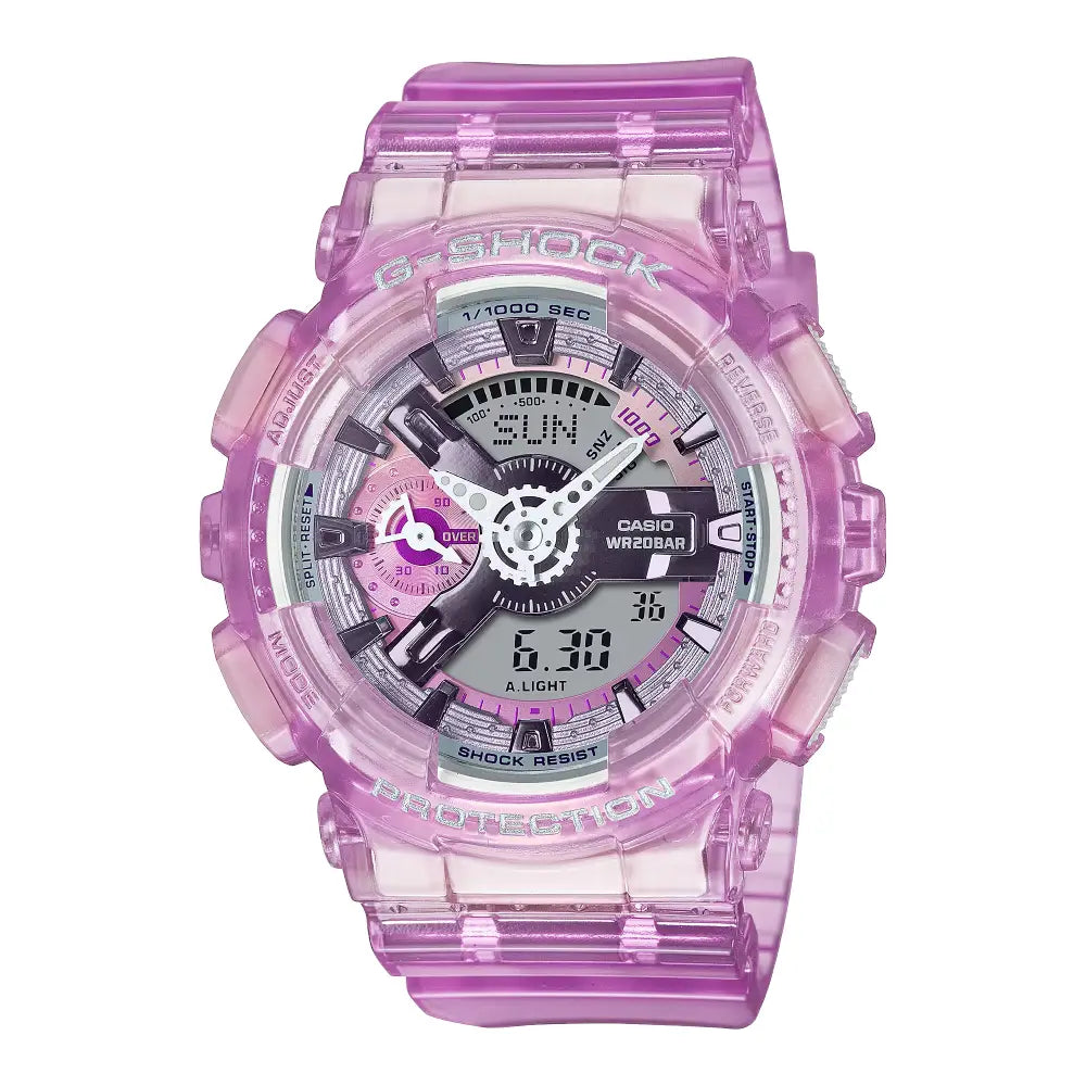 Casio GMA-S110VW-4A Vintage Rose women’s watch front view