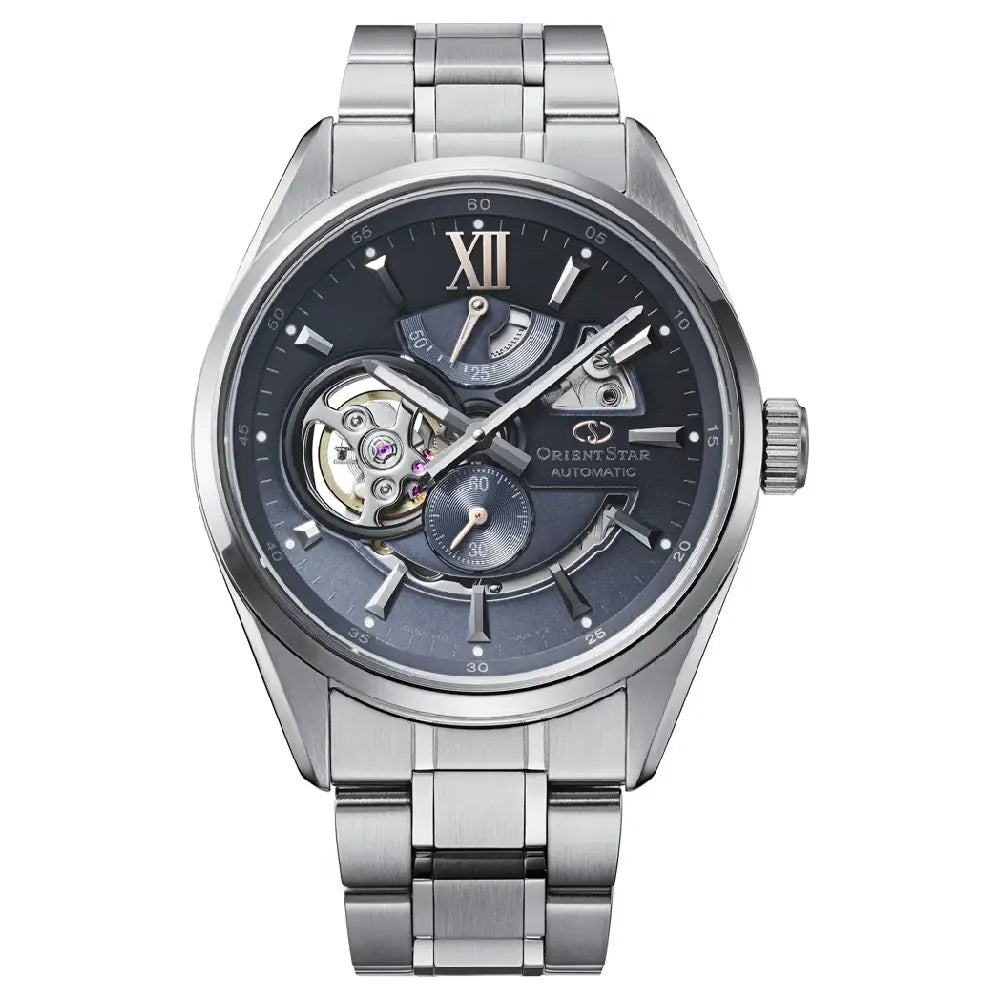 Orient Star RE-AV0132L00B Automatic Open Heart Limited Edition "Keshiki" Blue Dial 41mm Stainless Steel Men's Watch