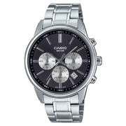 Casio Enticer MTP-E515D-1AVDF Chronograph Analog Black Dial Stainless Steel Men's Watch