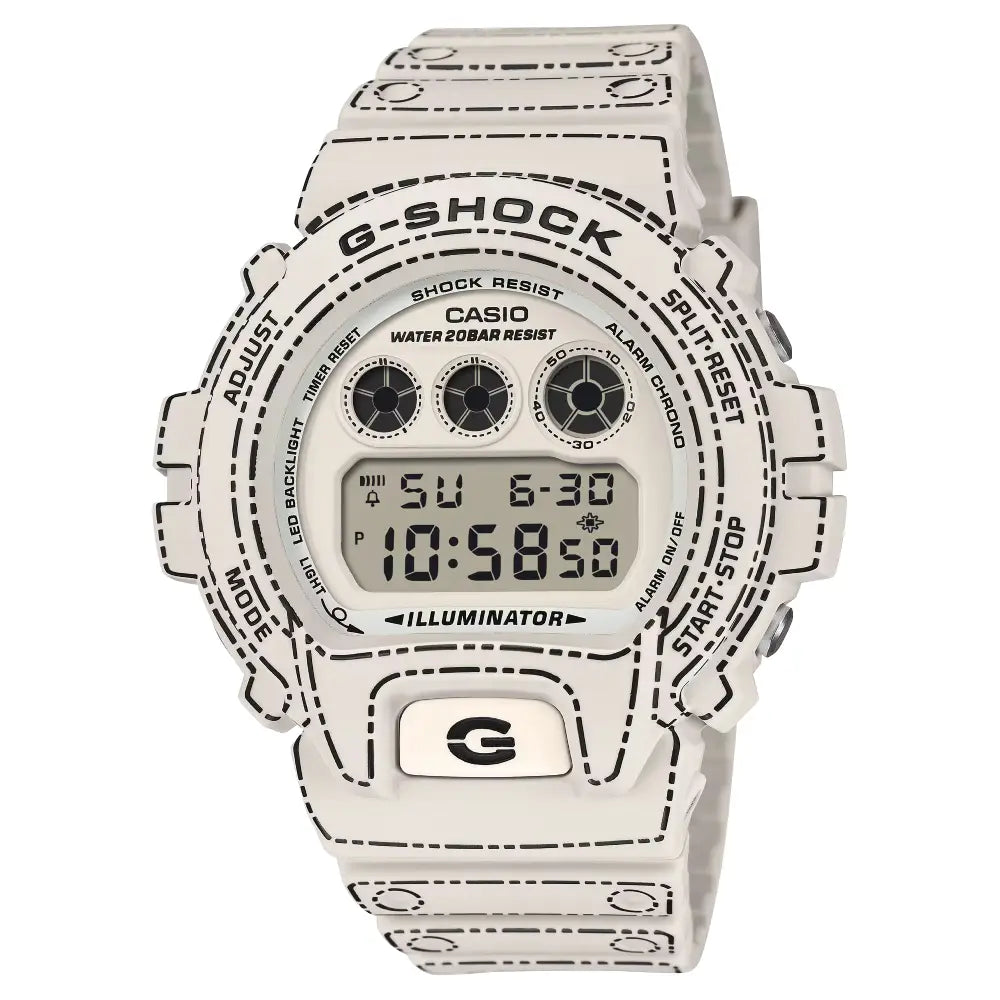 Casio G Shock Digital DW-6900RGM-5 "Origami" Limited Edition Beige Bio-Based Resin Strap Men's Watch