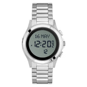 Al Fajr Classic WR-02 Digital Dial Stainless Steel Unisex Watch