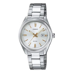 Casio Enticer Ladies Analog LTP-1302D-7A2VDF Silver Dial Stainless Steel Women's Watch