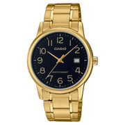 Casio Standard Analog MTP-V002G-9AUDF Black Dial Stainless Steel Men's Watch