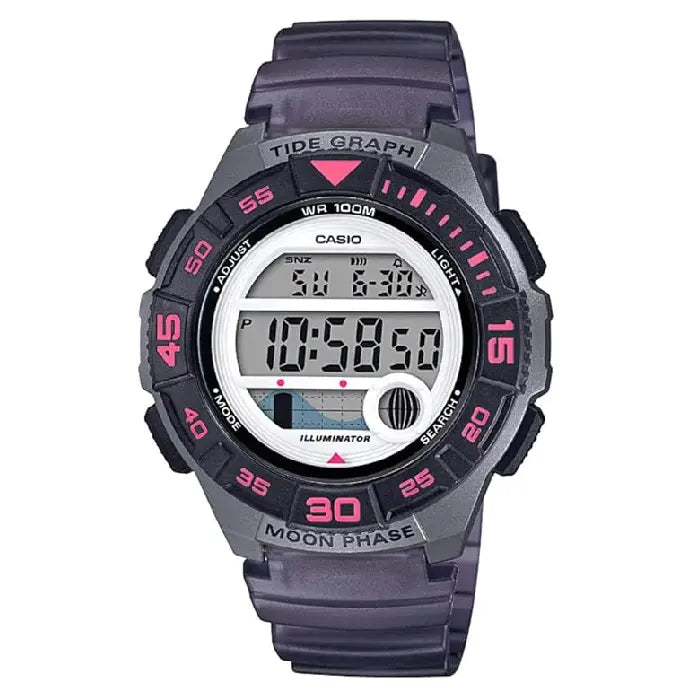 Casio Youth Digital LWS-1100H-8AVDF Black Dial Resin Strap Women's Watch